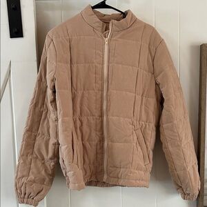 Tan Quilted Men's Jacket
